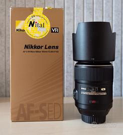 obiettivo Nikon AF-S micro Nikkor 105mm f2,8G IF-E