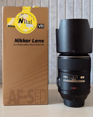 obiettivo Nikon AF-S micro Nikkor 105mm f2,8G IF-E