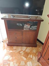 Mobiletto porta tv in Noce