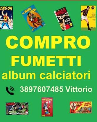 Fumetti Album calciatori e riviste antiche