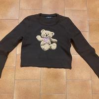 Maglione con orsacchiotto