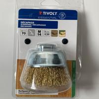 spazzola tazza abrasiva smerigliatrice Tivoly 70 m