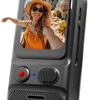 Mini Vlog Camera,Fotocamera Digitale con Video 4K,
