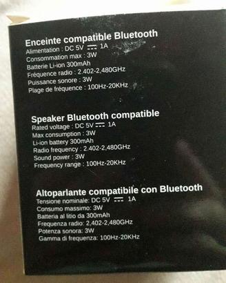 Cassa bluethoot