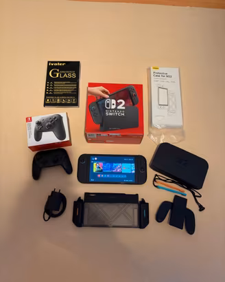 Nintendo Switch 2 + Controller 1 + Cover+Pellicole