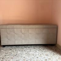 Panca contenitore grigio