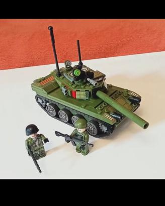 carro armato compatibile lego 2 minif
