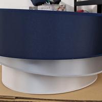 Plafoniera in tessuto diametro 45cm