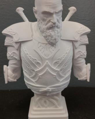 God of War Kratos busto 17cm stampato in 3D 