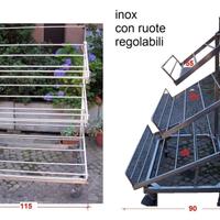 Espositori inox per cassette frutta