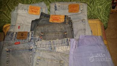 Jeans firmati uomo vintage