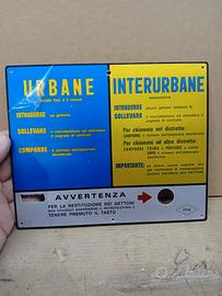 Telefono pubblico a gettoni u+i sip targa istruzio