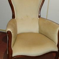 Coppia poltrone stile Luigi Filippo 