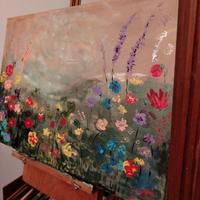 Dipinto:"Prato in fiore"