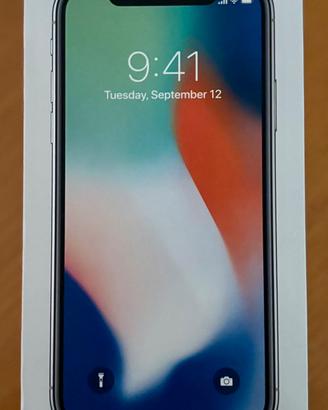 iPhone X - argento - capacità 64 GB