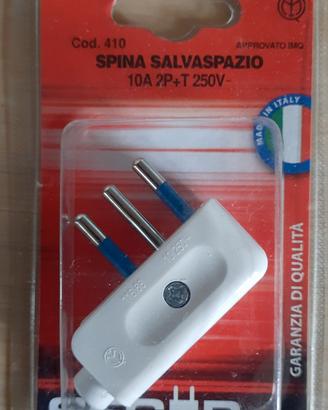 Spina elettrica salvaspazio Polypool 10A 2P+T 250V