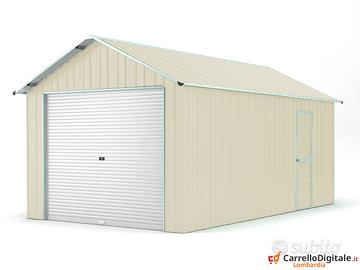 Prefabbricato box cantiere 360x610 avorio