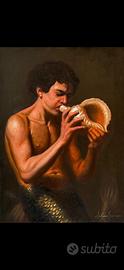 Dipinto Antonio Sciacca - TRITONE