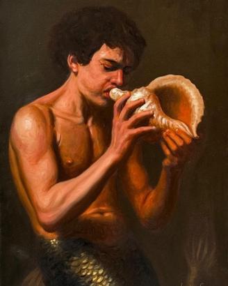Dipinto Antonio Sciacca - TRITONE