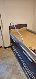 Letto a castello con cassetti e piano  estraibile