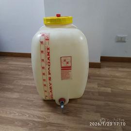 Fusto in plastica 100 litri per alimenti