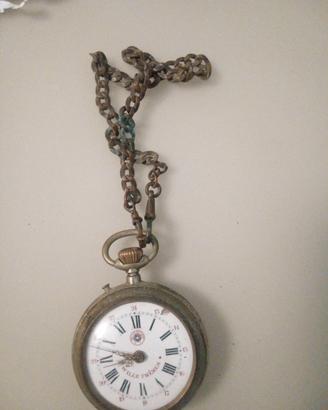 orologio dì tasca vecchio originale ville preres 