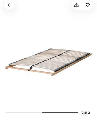 letto da una piazza e mezza SONGESAND legno bianco