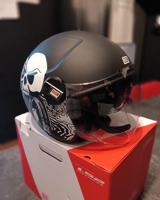 casco jet doppia visiera misura L nuovo mai usato 