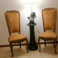 colonna in marmo nero piano girevole 