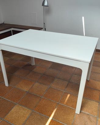 Tavolo legno bianco allungabile