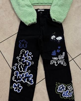 Bershka originale jeans e maglioncino