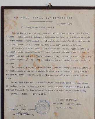Lotto di Encomi al valor militare Grande Guerra