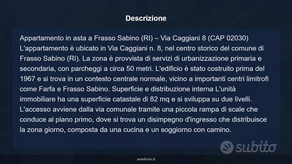 Appartamento – Frasso Sabino, Rieti - Vista 4