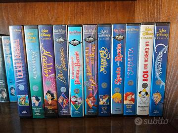 Videocassette VHS originali Disney