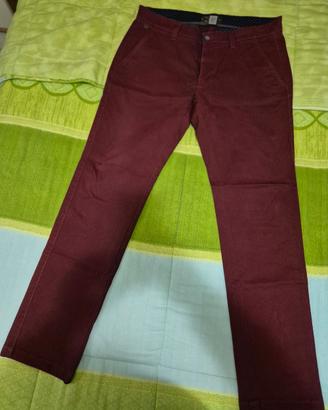 Pantalone invernale Cotton & Silk tg.48 amaranto