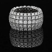 ANELLO FASCIA MORBIDA IN ORO 18KT BRILLANTI 4.95CT