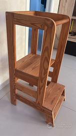 Torre Montessori in legno massello
