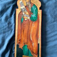 Icona su legno, dipinta a mano. Evangelista