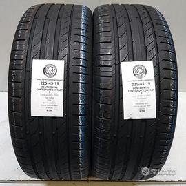 2 gomme 225 45 19 continental a27620