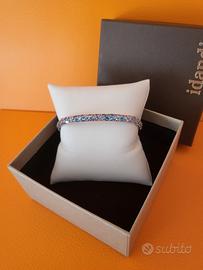 Idandi - bracciale in argento rosé con zirconi 