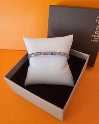 Idandi - bracciale in argento rosé con zirconi 