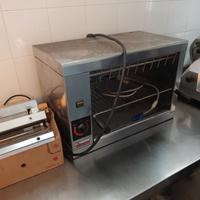 salamandra, tostapane professionale 