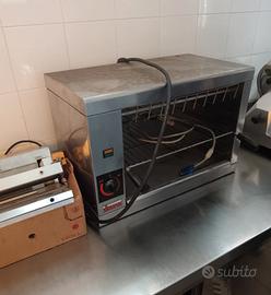 salamandra, tostapane professionale 