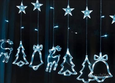 Catena luminosa natalizia LED bianco freddo