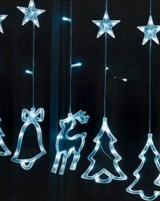 Catena luminosa natalizia LED bianco freddo