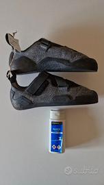 Scarpette arrampicata + magnesite liquida