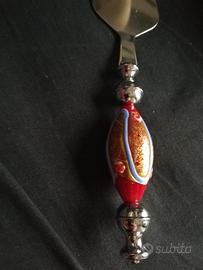 Piccola paletta dolci vetro baccarat