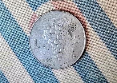 Italia, 5 Lire, 1949