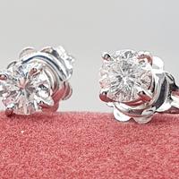 COD.1523.23 ORECCHINI ORO BIANCO 18k 750