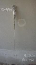 Bastone tenda in metallo argento